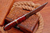 Custom Handmade Damascus Steel Hunting Knife, Survival Knife Fix Blade full tang 1.jpg