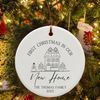 New Home Ornament, First Christmas in our New Home 2023, New Home Gift For Wife Custom Christmas Ornament House, New House Ornament Gift - 3.jpg