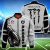Las Vegas Raiders Bomber Jackets Monster Energy Custom Name, Las Vegas Raiders Bomber Jackets, NFL Bomber Jackets