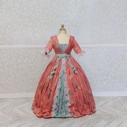 Dollhouse dress on a mannequin 1:12 scale, Miniature pink dress