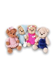 Crochet patterns, Crochet animals, Crochet teddy bear pattern