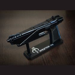 Westar 35 blaster pistol with leather holster | Star Wars Replica gun | Star Wars Props | Star Wars Cosplay