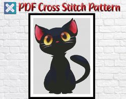 Cat Cross Stitch Pattern / Pet Cross Stitch Pattern / Animal Cross Stitch Pattern / Cute Counted PDF Cross Stitch Chart