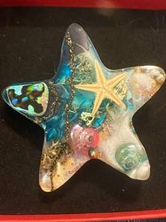 Brooch starfish. Handmade. In a single copy