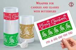 Christmas candle wrappers2. Cut file