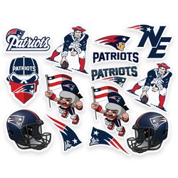 New England Patriots Sticker Decals Helmet Car Bumper Stickers Window Decal Wall Rear