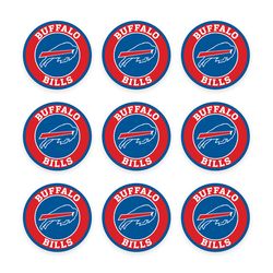 Buffalo Bills Stickers Pack Car Decal NFL Window Helmet Vinyl Wall Bumper Sticker Truck Auto Logo