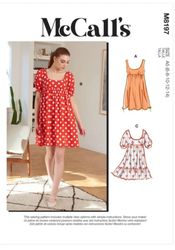 PDF Sewing Patterns Mc Calls 8197 Misses' Dresses Size 6-8-10-12-14