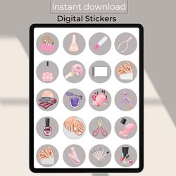 Digital Stickers for GoodNote, Digital Planner, Pre-cropped & PNG