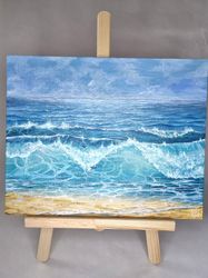 morning sea Original Art Seascape Oil Painting