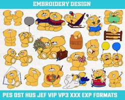 Bears Machine Embroidery Design, bear Embroidery Design,  Bear Embroidery, Disney Embroidery File 4x4 size