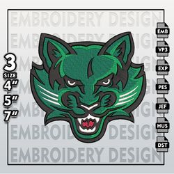 Binghamton Bearcats Embroidery Designs, NCAA Logo Embroidery Files, NCAA Binghamton, Machine Embroidery Pattern