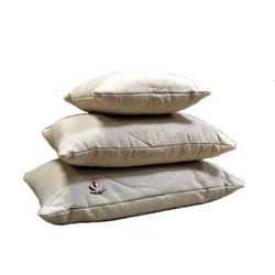 Pillow made of hemp fabric with hemp filling in the middle Nutral pillow Eco pillow
