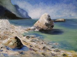Seascape Oil Painting On Canvas Original Painting