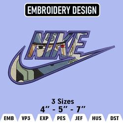 Kakashi Nike Embroidery Designs, Naruto Nike Machine Embroidery Pattern