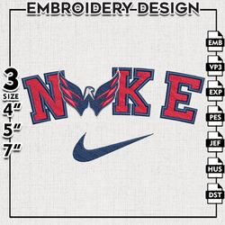 Washington Capitals Embroidery Designs, NHL Logo  Embroidery,NHL Capitals, Machine Embroidery Pattern, Digital Download