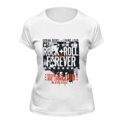 Digital file ROCK & ROLL FOREVER  for download. Digital design for printing on t shirts, cups, bags, hats, key chains, p
