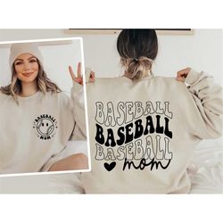 Baseball Sweatshirt | Mom Baseball Shirts | Retro Baseball Hoodie | Game Day Softball Sweatshirt | Mothers Day Gift | Ba
