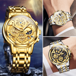 Luxury Men Steel Quartz Wrist Watches