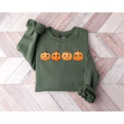 Pumpkin Shirt,Pumpkin Tee Shirt,Jack o Lantern,Thanksgiving Graphic Shirt,2022 Fall Harvest,Cute Fall Shirts For Women,M