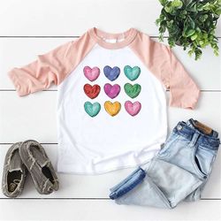 Valentines Day Onesie, Valentines Gift, Gifts for Kids, Cute Hearts Toddler Shirt, Heart Graphic Tees, Valentines for Ki