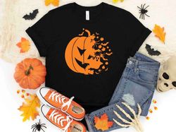 Pumpkin Shirt, Pumpkin Tee Shirt, Jack o Lantern, Thanksgiving Graphic Shirt, Fall Harvest, Cute Fall Shirts For Women