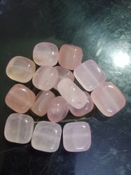 Rose Quartz Small Stones Pack Versatile Decor and Thoughtful Gifting (Multipack, 15mm Size)