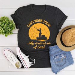 Mens Fishing T-Shirt, Funny Fishing Shirt, Fishing Graphic Tee, Fisherman Gifts, Present For Fisherman, I Cant Work My A