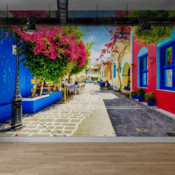 Street View Wall Mural Peel and Stick Wall Covering