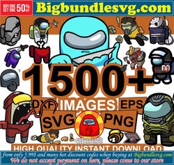 1500 Among Us SVG Bundle, Among Us Character SVG, Among Us Shirt SVG, Among Us Pets Hats, Impostor Svg, Among Us crewmat