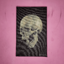 Acrylic on canvas skull