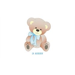Bear embroidery designs - Baby boy embroidery design machine embroidery pattern - Cute Teddy Bear embroidery file - inst