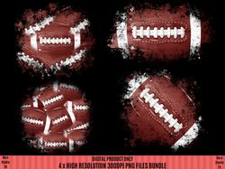 American Football Patch Bundle PNG, Football Sublimation Patches PNG, Western Distressed Football Splash Patch Clipart P
