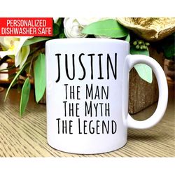 Personalized Mug, Personalized Coffee Mug for Men, Personalized Gift for Him, Gift for Men, Custom Mugs, Coffee Cup, Gif