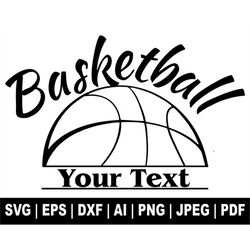 Basketball Svg, Basketball Monogram Svg, Diy Basketball Team Svg, Basketball Clipart, Basketball Clipart, Sport Png, Svg