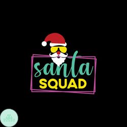 Santa Squad Svg, Christmas Svg, Santa Face Svg, Christmas Hat Svg