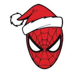 Spider Man Christmas Hat, Christmas Svg, Christmas Svg Cut File