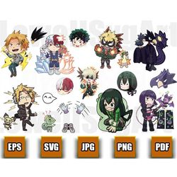 Anime Svg, Anime Vector, Anime Cutfile, Anime Clipart, Anime  Bundle, Anime  Print, Anime Font, Anime Cricut, Anime  Dig