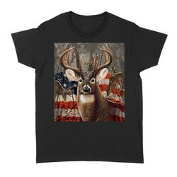 Deer Hunting American Flag Standard Women&8217S T-Shirt Men Women Hunting Shirt &8211 Fsd1272D05