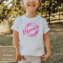 Come on Mommie Feed My Tummy, Funny Come On Let's Go Party Shirt, Funny ToddlerTee, Toddler Gift, Cute Mommy and me Shir
