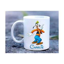 Goofy Personalized Mug , Goofy Disney Mug , Custom Mug , Funny Mug, Disney Lovers Gift Mug , Coffee Mug ,