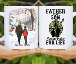 Father&8217s Day &8211 Hunting Buddy Father And Child Custom 15oz 11oz Mug