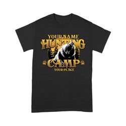 Custom Bear Hunting Camp T Shirts, personalized Bear hunting Shirts, Bear Shirts FFS &8211 IPHW266