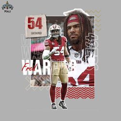 Fred Warner football Paper Poster 49ers 6 nfl football PNG Download