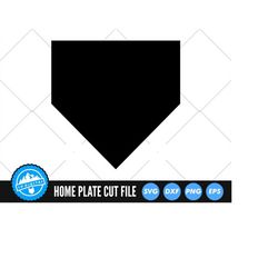 Home Plate SVG | Baseball Home Plate Cut Files | Home Plate Silhouette Vector | Softball SVG | Baseball Plate Clip Art |