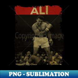Muhammad Ali - RETRO STYLE - Decorative Sublimation PNG File - Spice Up Your Sublimation Projects