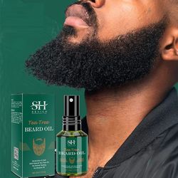 Biotin Beard Oil For Men Natural Tea Tree Nourishing Regrowth Oil Anti Hair Loss Product Man Beard Hair Growth Essence O