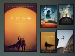 Dune Part Two  Movie Poster 2023 FilmDune Room Decor Wall ArtPoster GiftCanvas prints.jpg