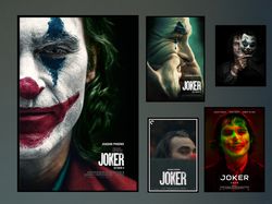 Joker Movie Poster 2023 FilmDune Room Decor Wall ArtPoster GiftCanvas prints.jpg
