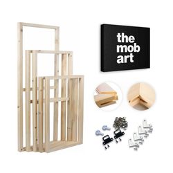 DIY Wooden Canvas Frames Frame Kit for Stunning Wall Art Decor - Canvas and Oil Painting - Easy to Build.jpg